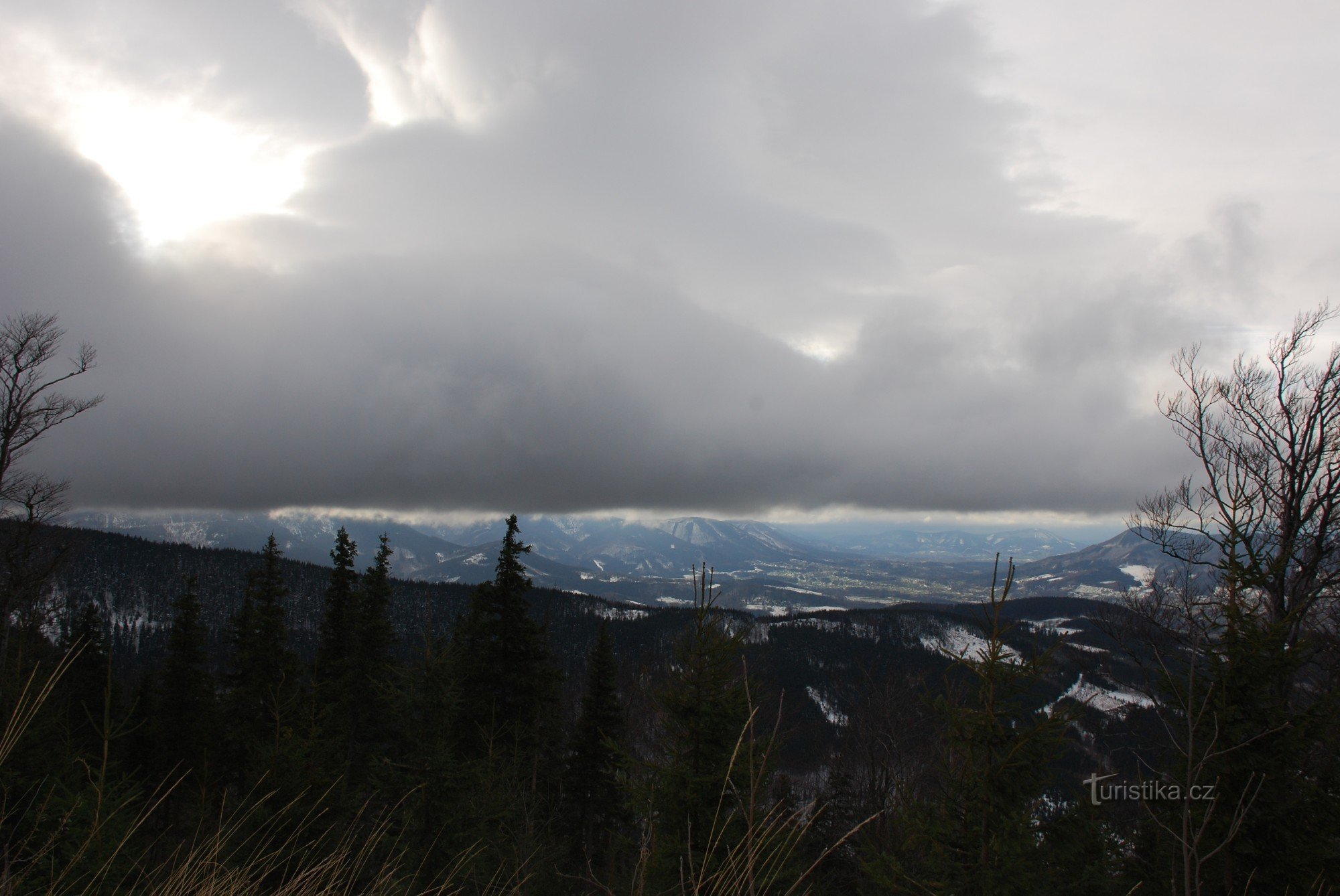 Utsikt från åsen