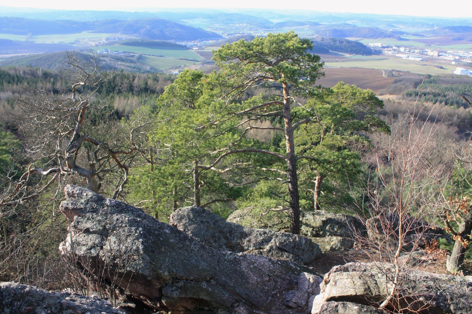 Vue depuis la crête de Babí lom