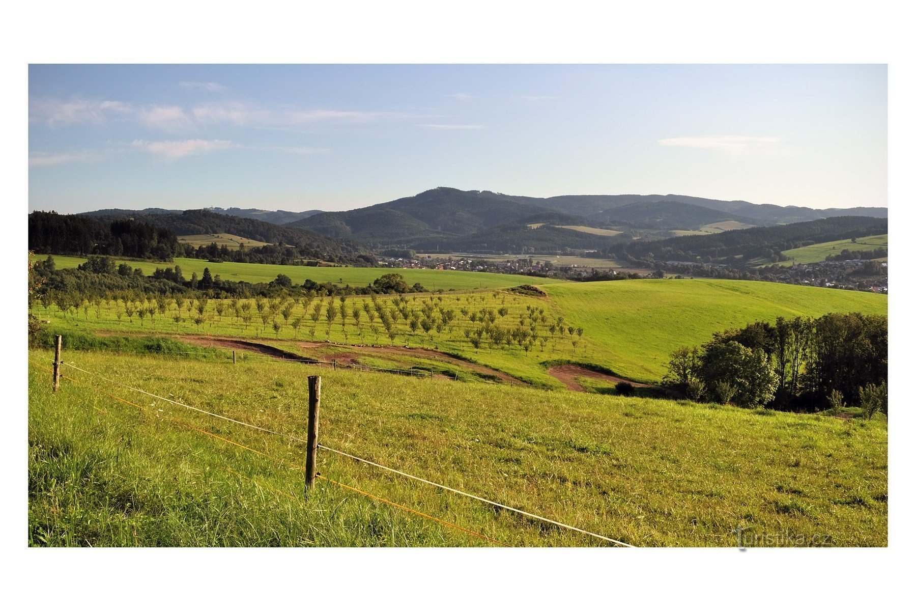 La vista desde el paquete de Jablunecké