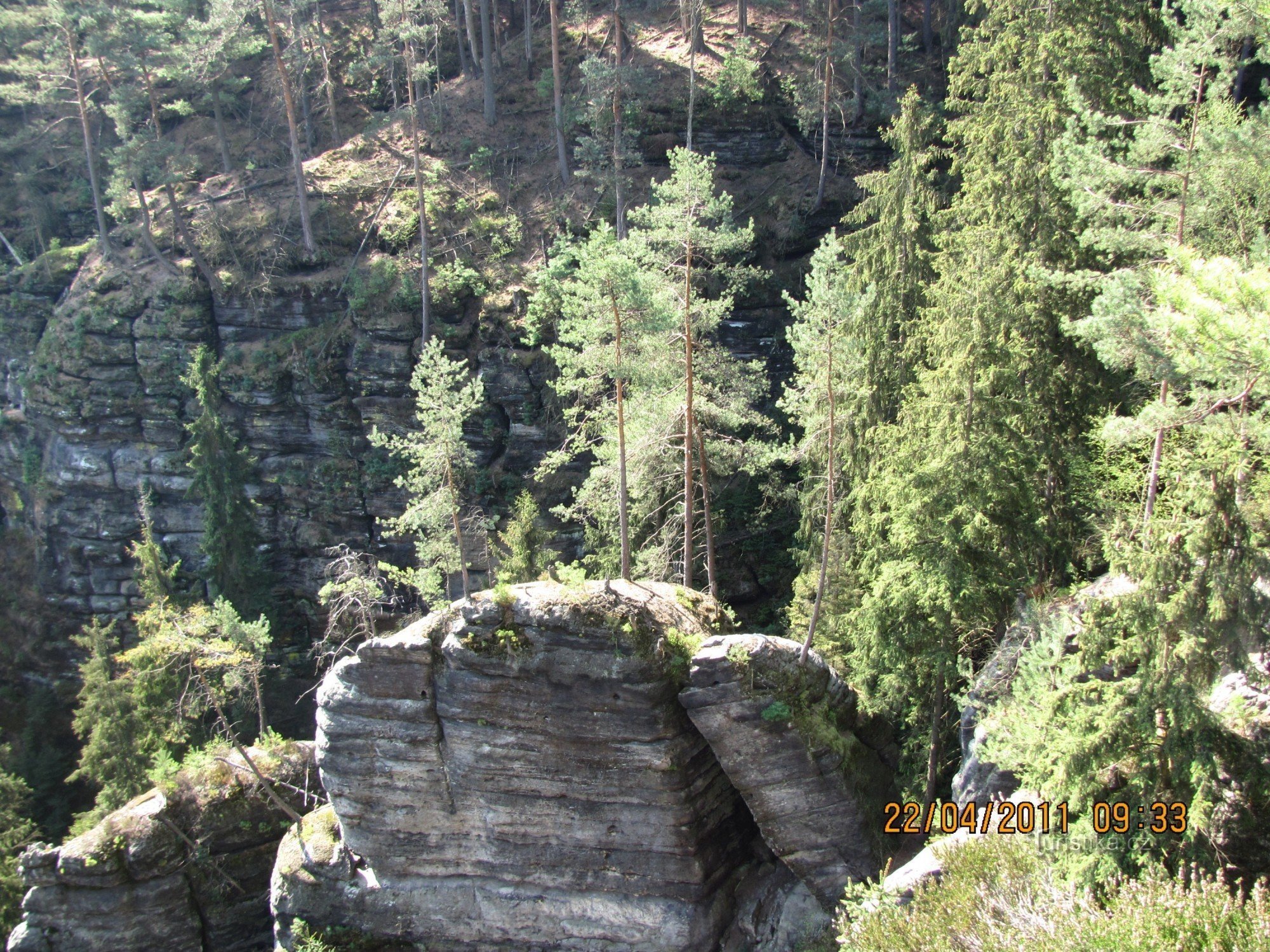 vista desde el mirador de Kamenická