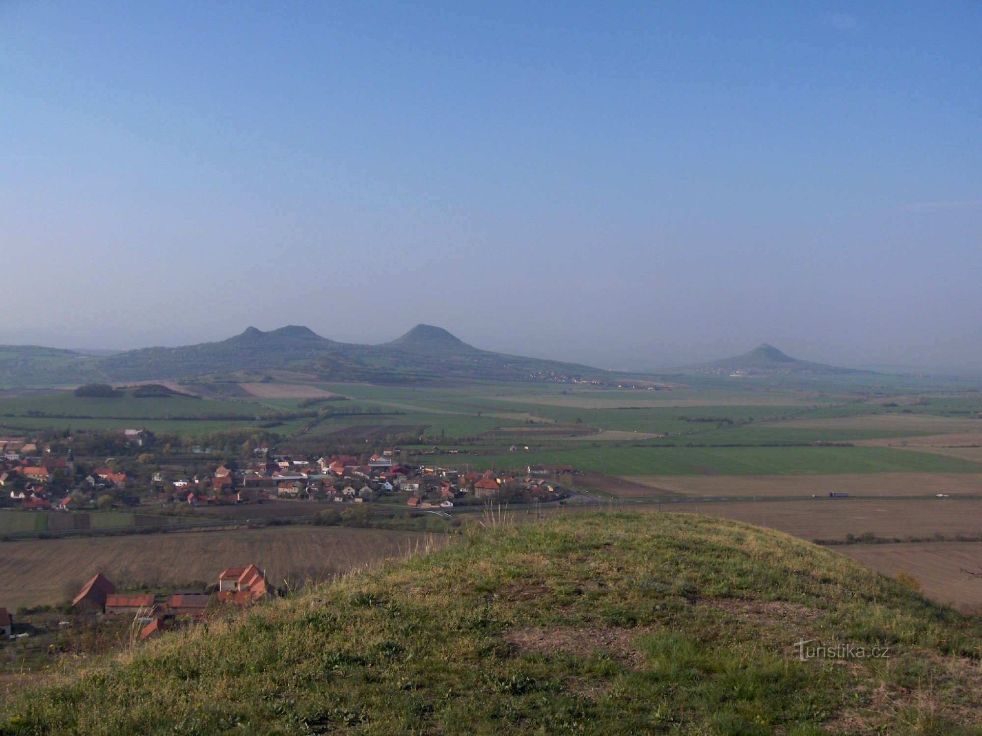 view from Kamýk