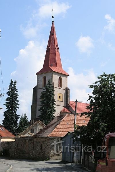 vista desde la calle Klášterní