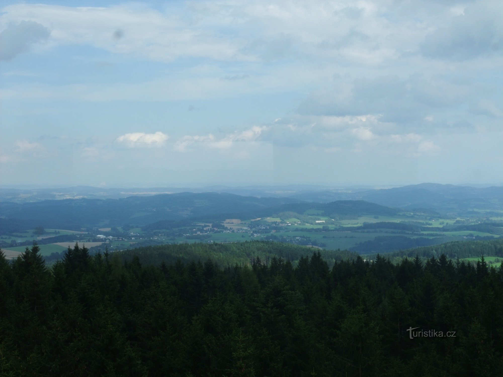 The view from the Klosterman observation tower