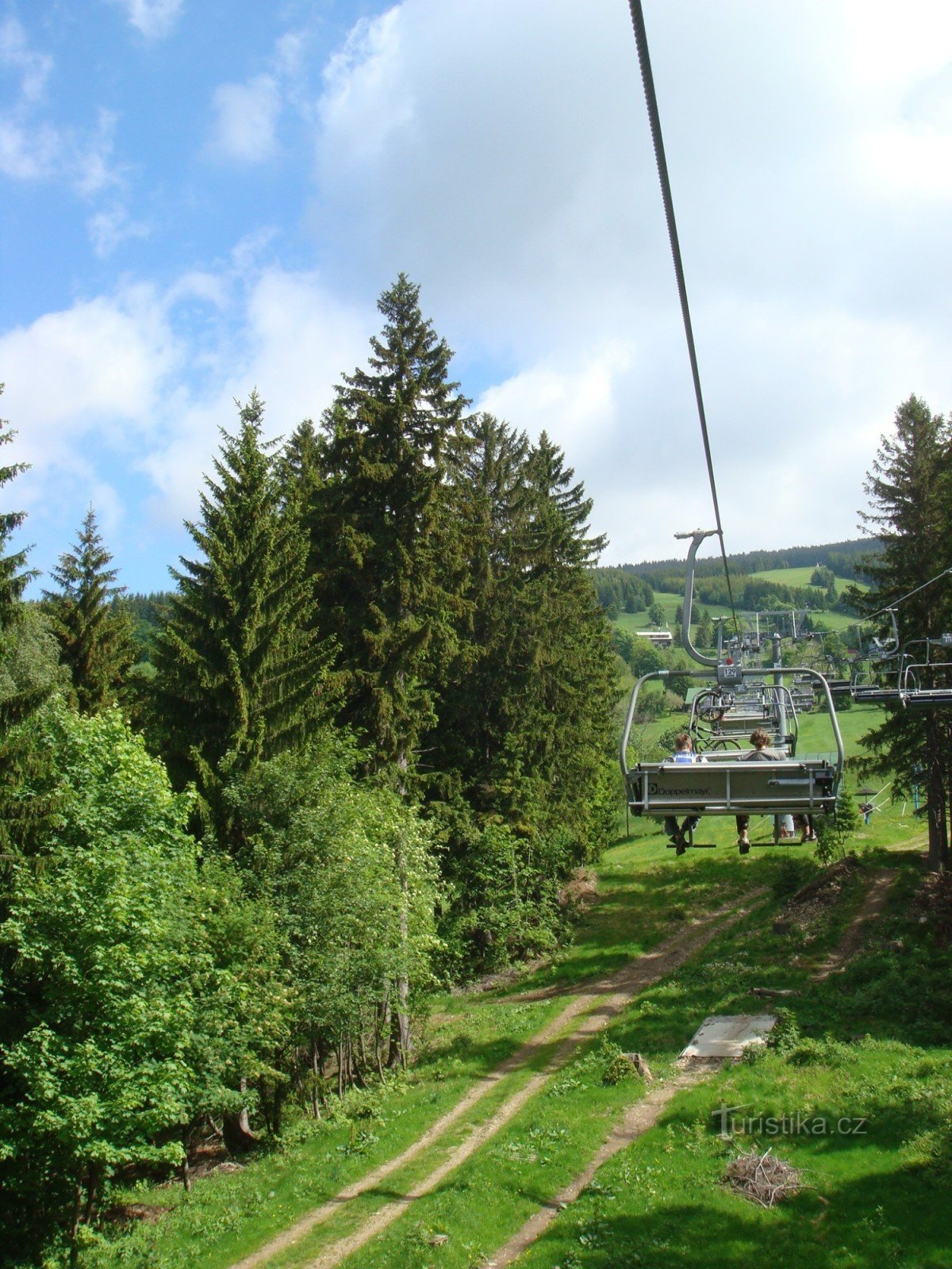 view from the cable car