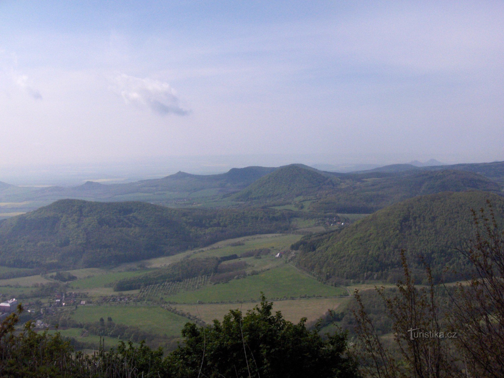 vista de Milešovka