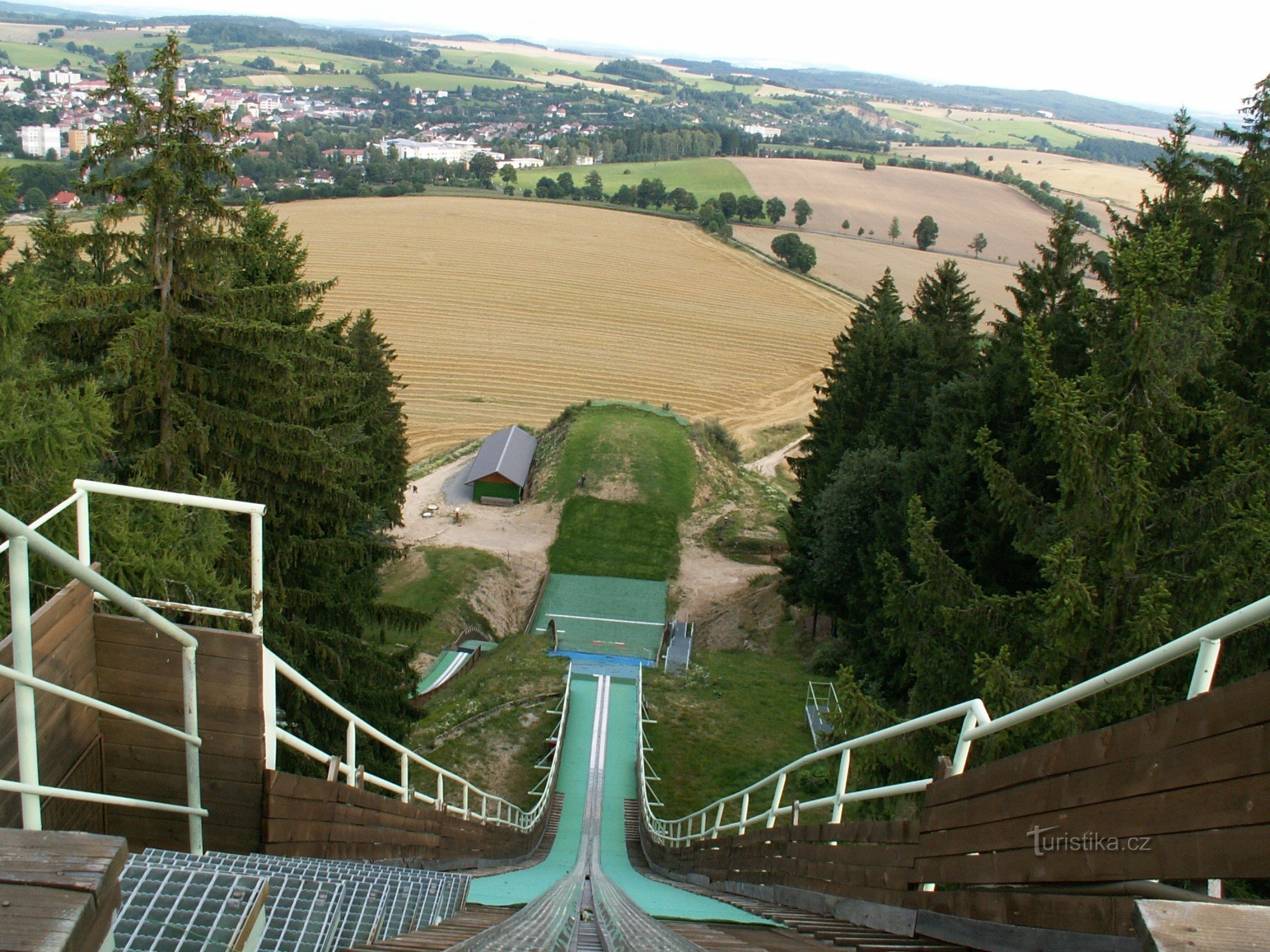 Vedere de la pod spre Šibenica