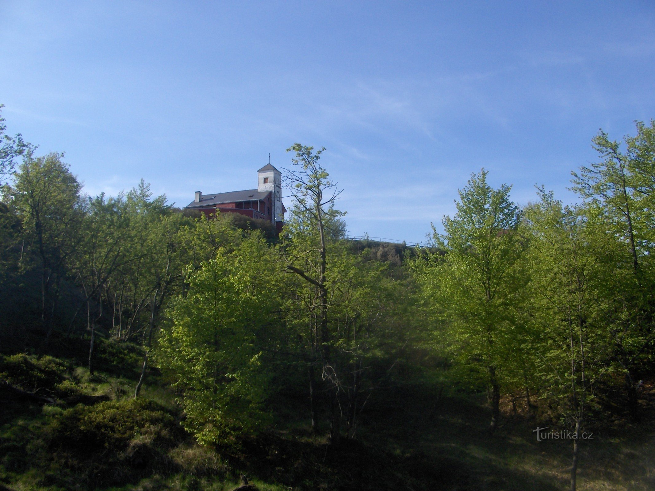 Blick vom kleinen Finger nach oben