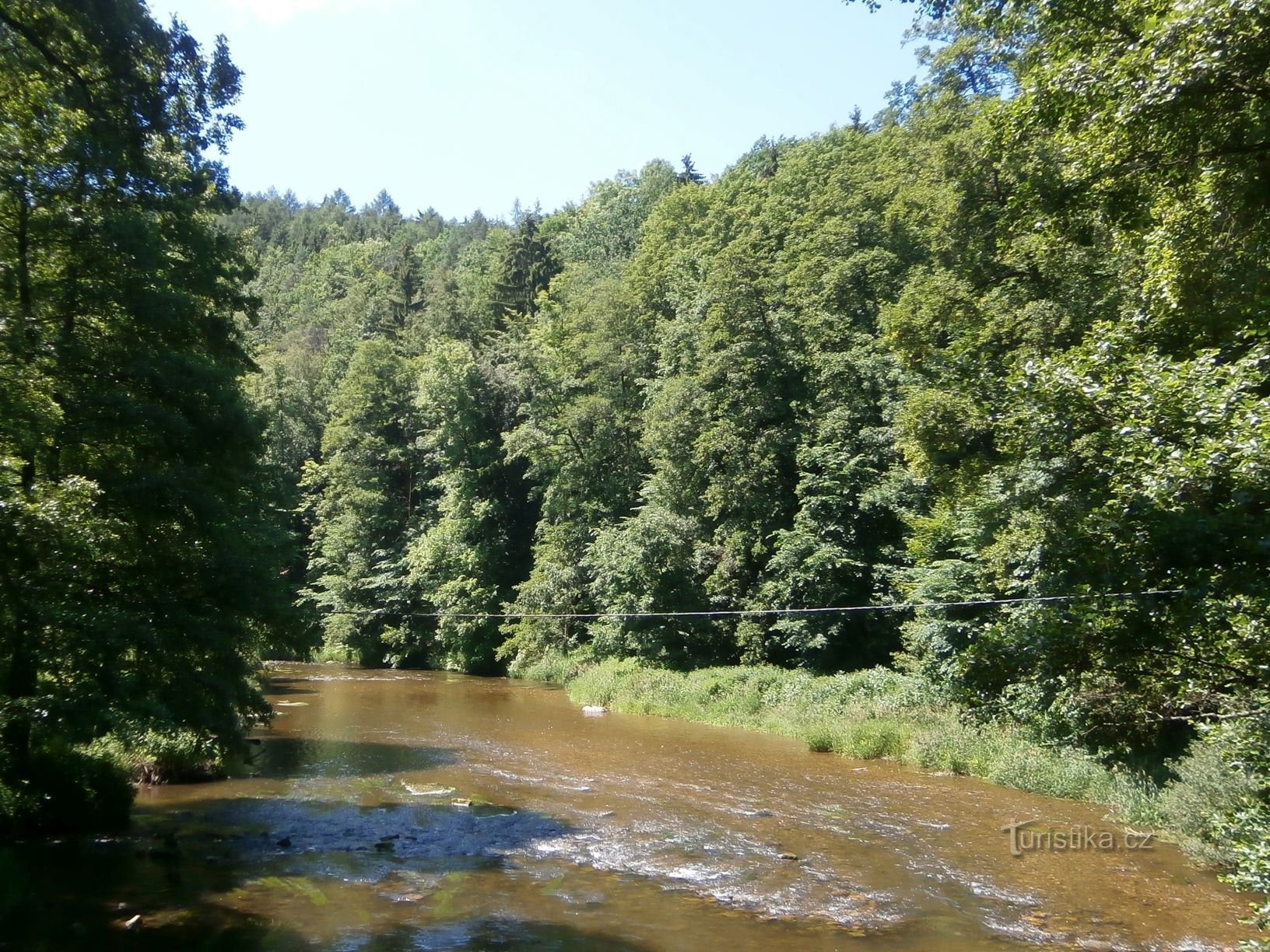 View from Pohodelská lávka (Žernov, 22.6.2016/XNUMX/XNUMX)