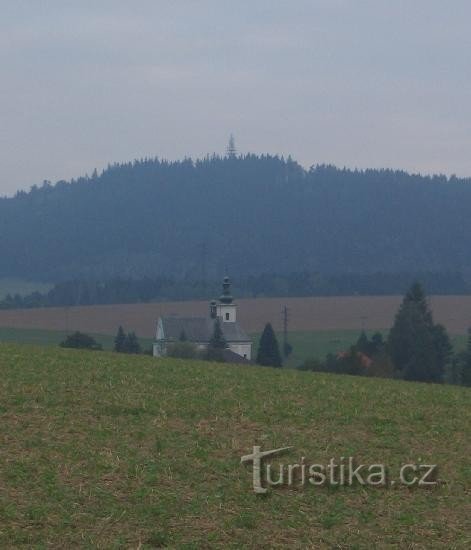 Aussicht von Řetová