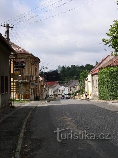 Vista da Rovensko a Trosky