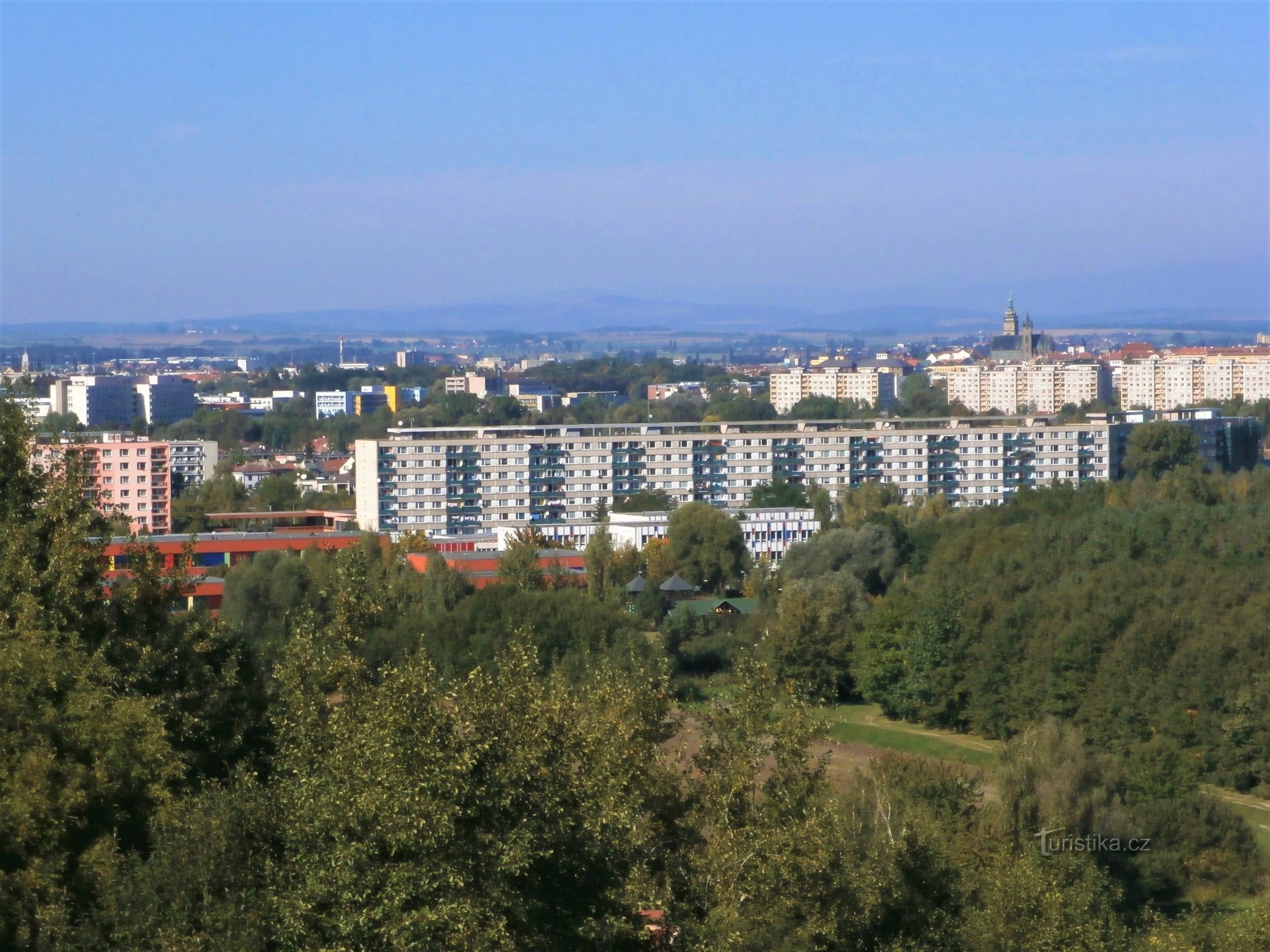 Pogled s Rozárke (Hradec Králové, 30.9.2013.)