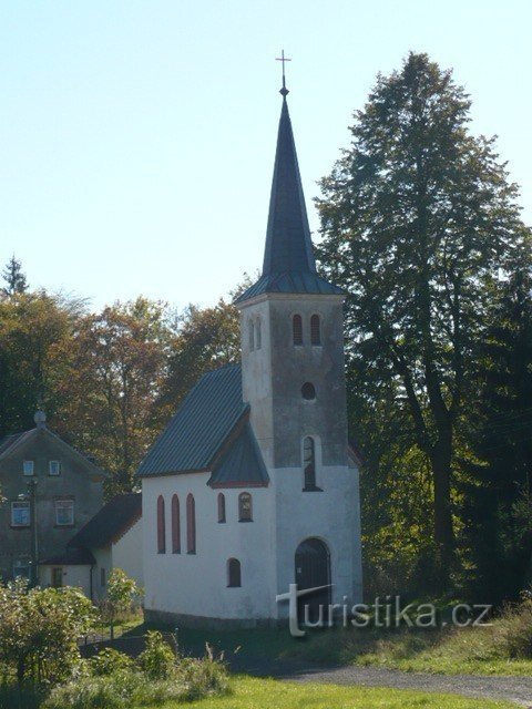 widok od skrzyżowania