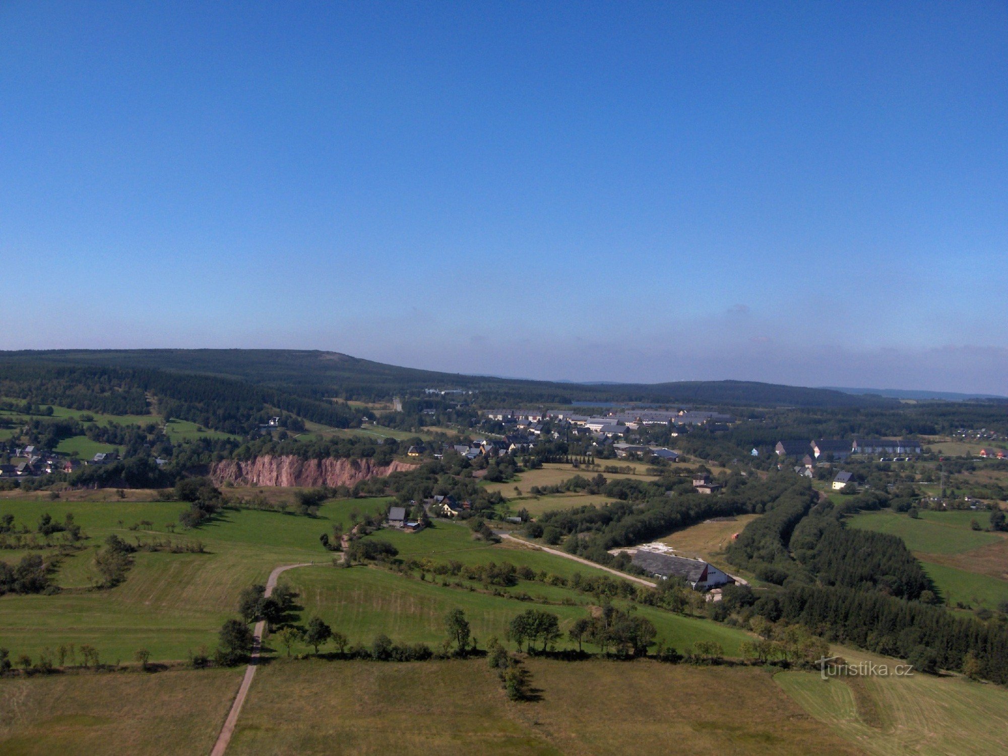 widok z wieży widokowej