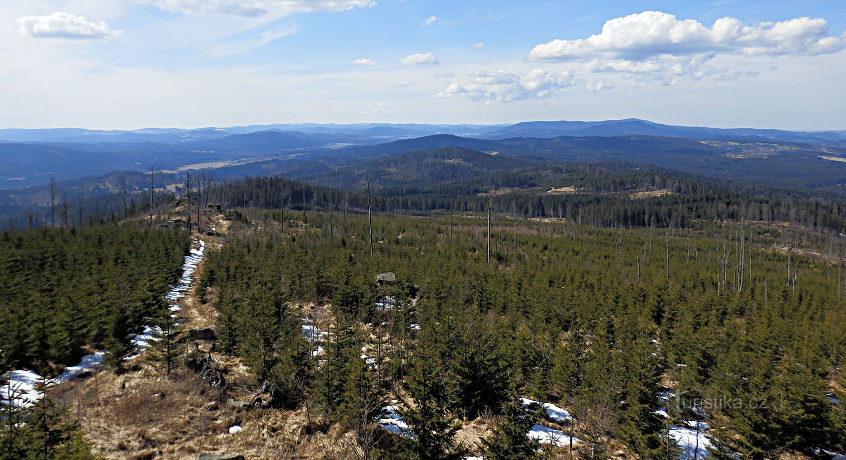 view from the lookout tower on the Prince's Chair
