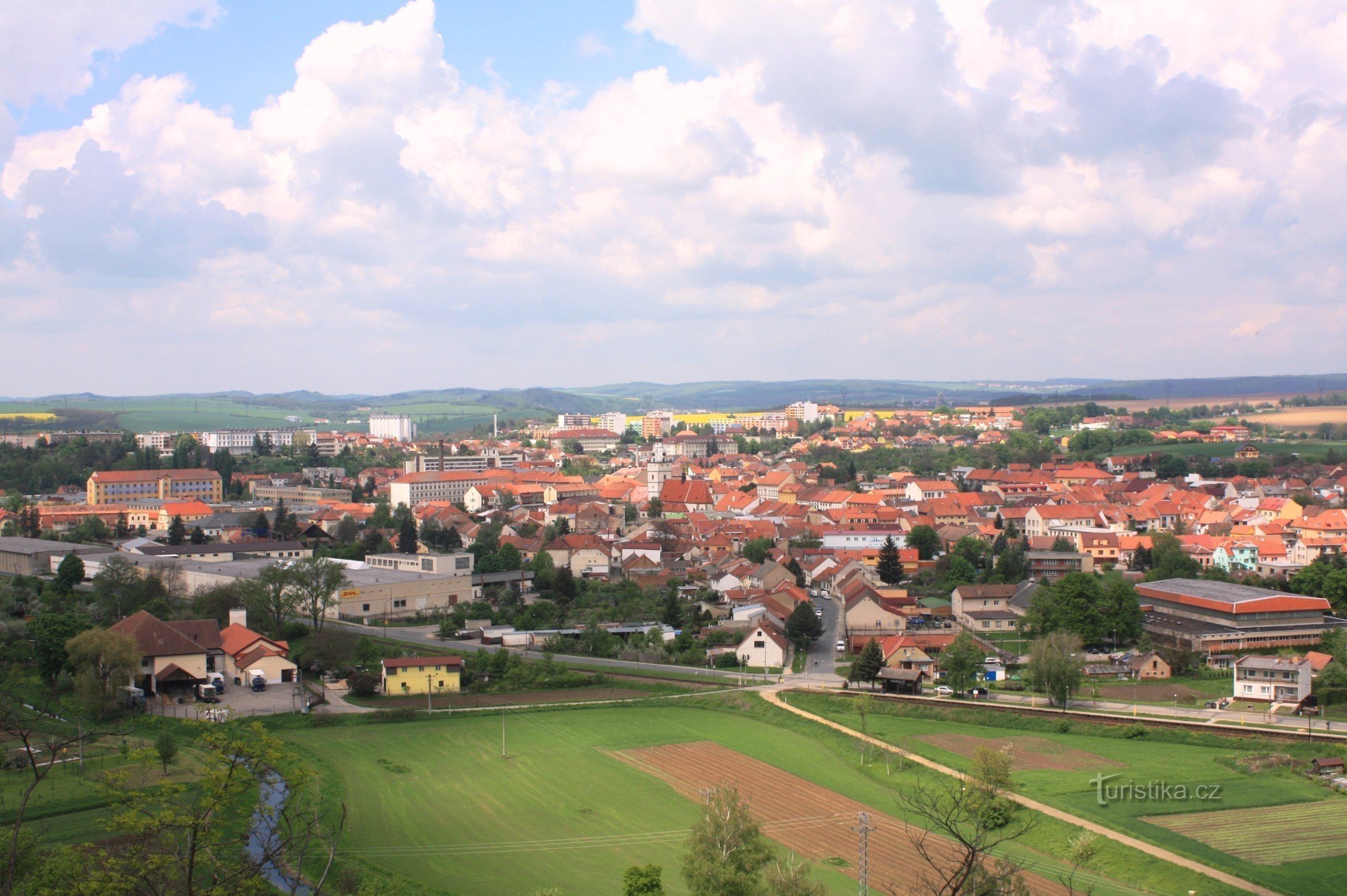 Vista de la ciudad desde la torre de observación
