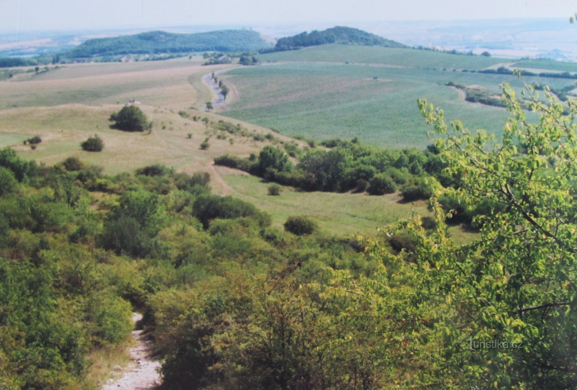 view from the slopes of Table Mountain to the south