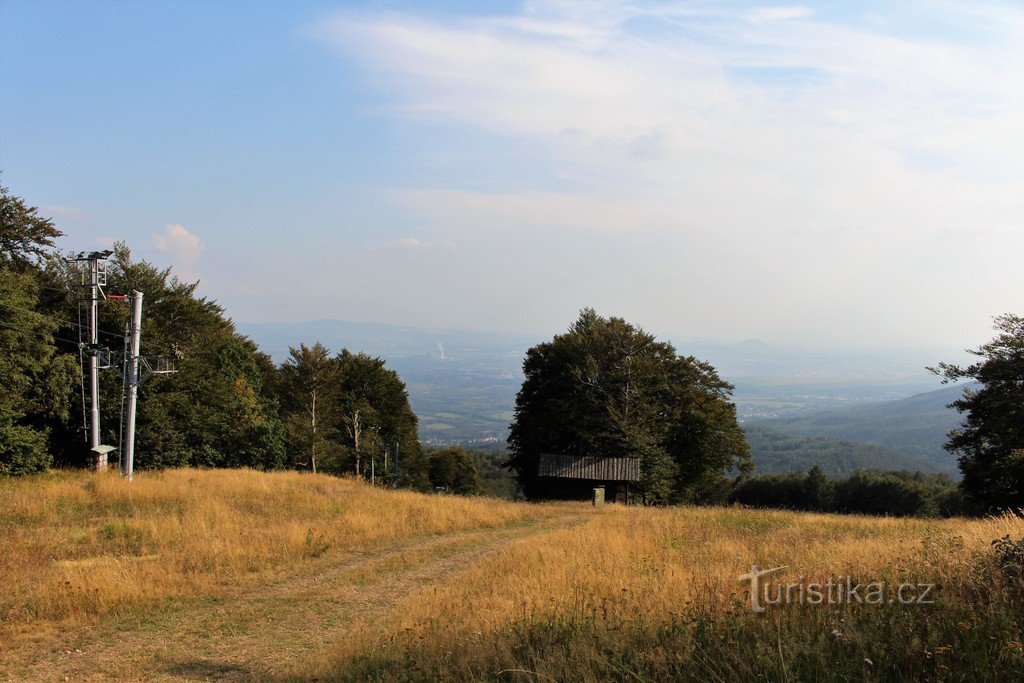 Blick von oben nach Süden