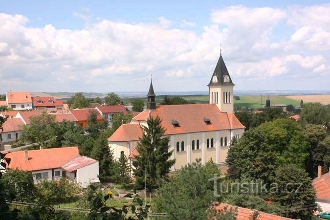 View from the top of the village