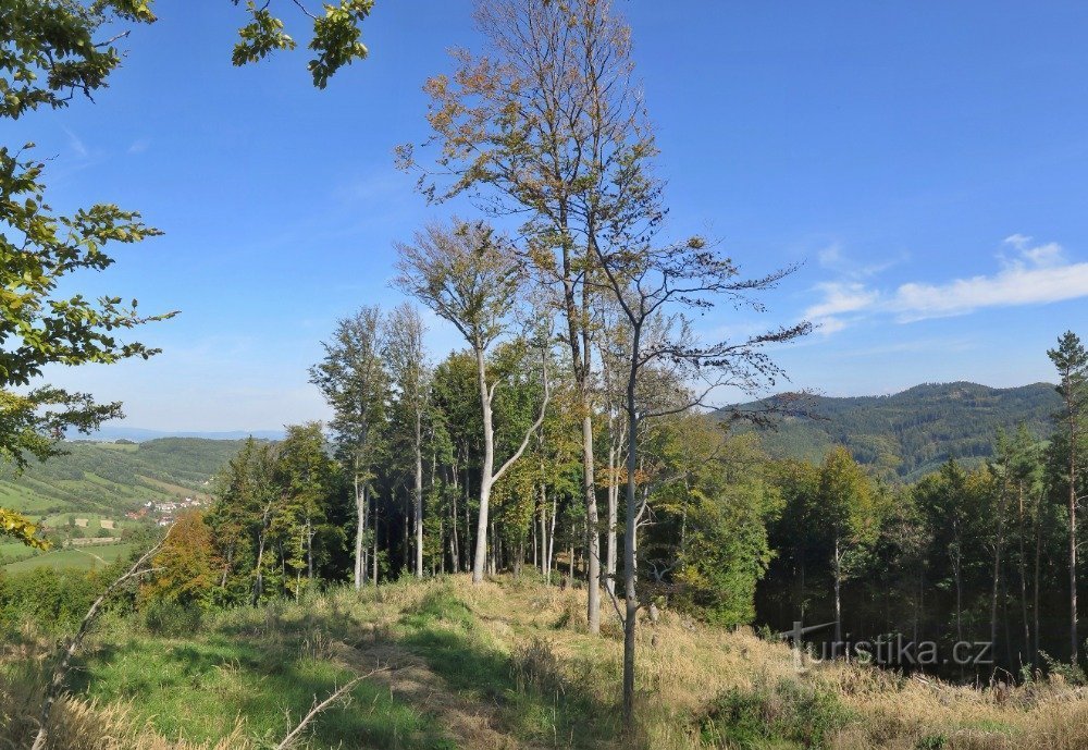 vista do topo de Rýsov