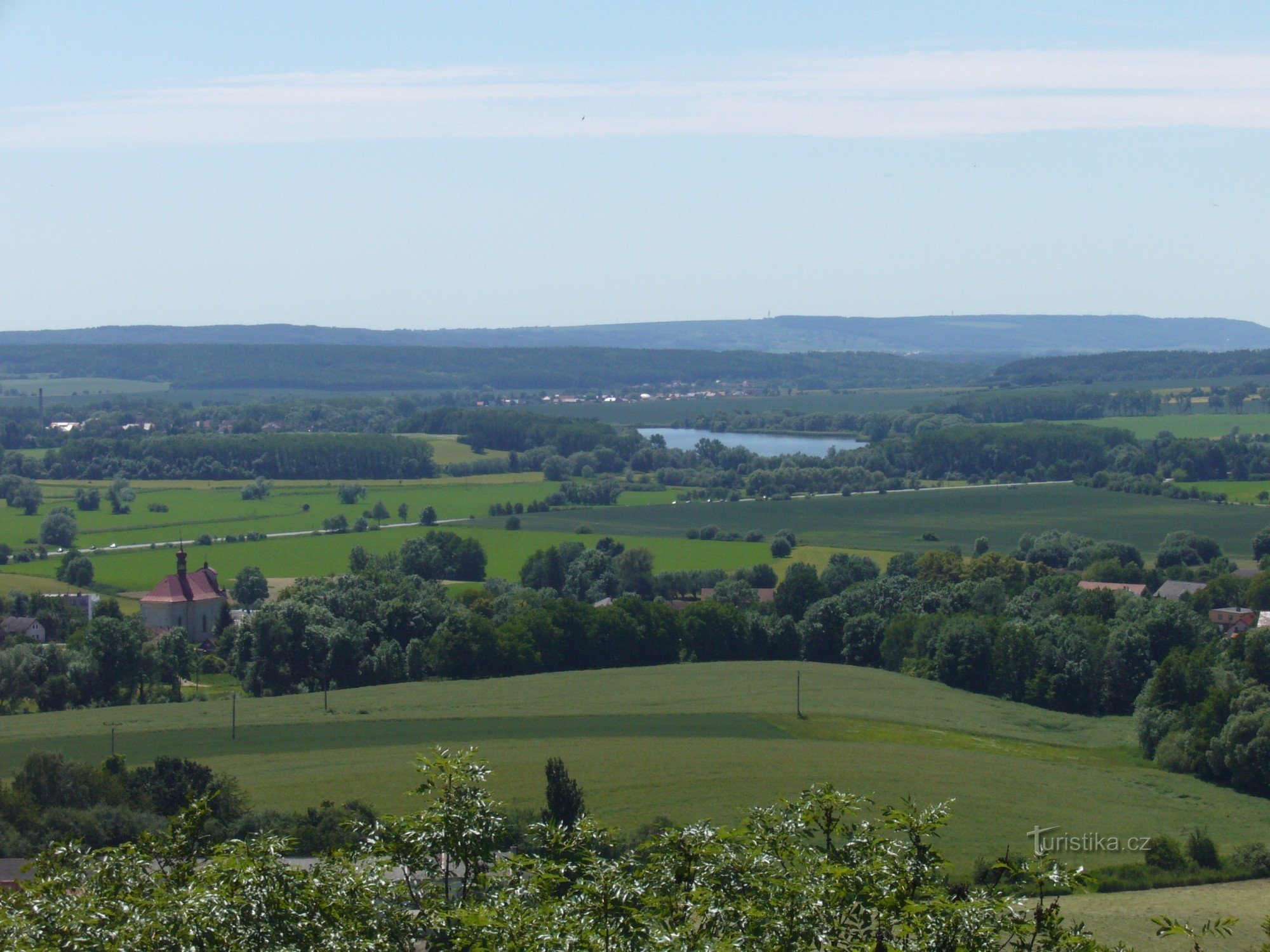 Blick von der Spitze des Schlosses