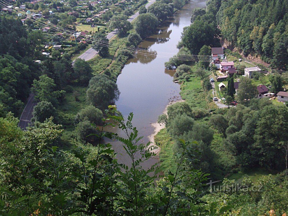 Pohled z vyhlídky