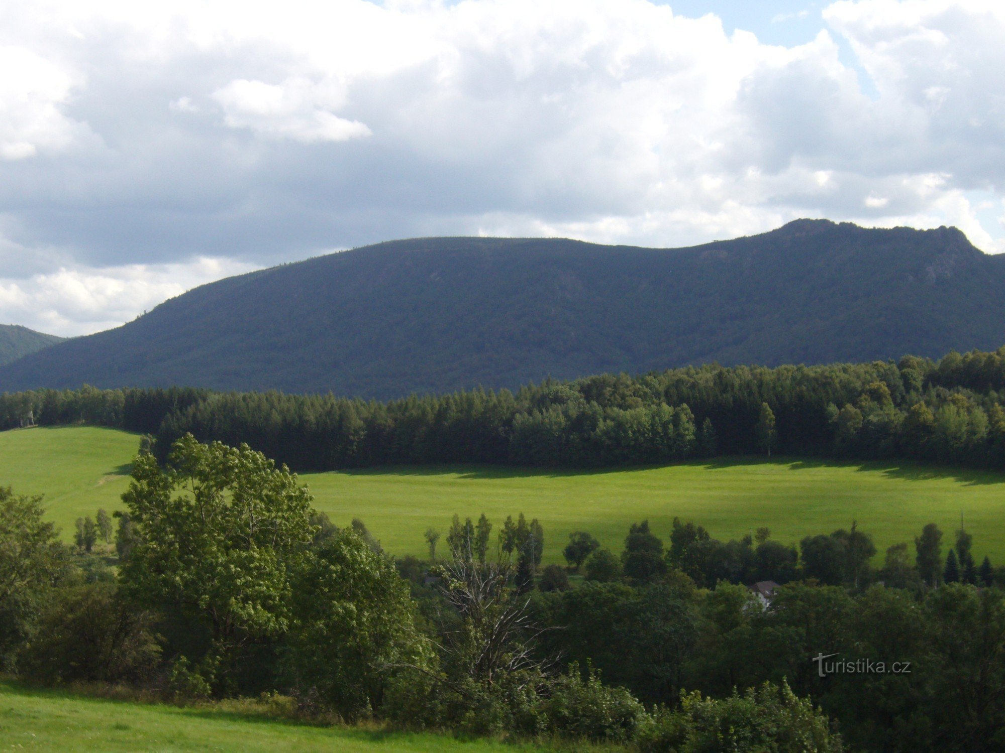 uitzicht vanuit het gezichtspunt van het IJzergebergte