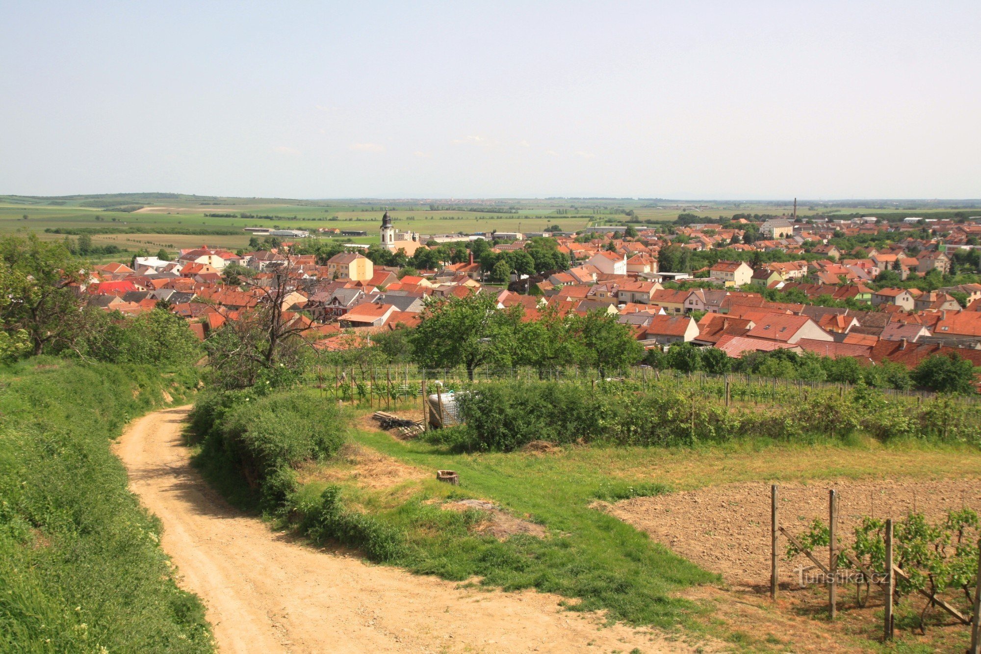 Uitzicht vanuit het gezichtspunt van de stad