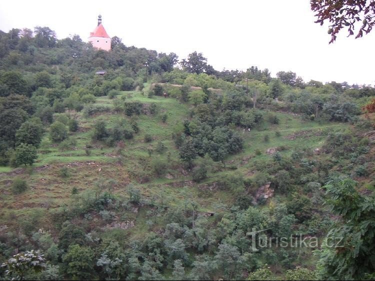 vista detrás del castillo