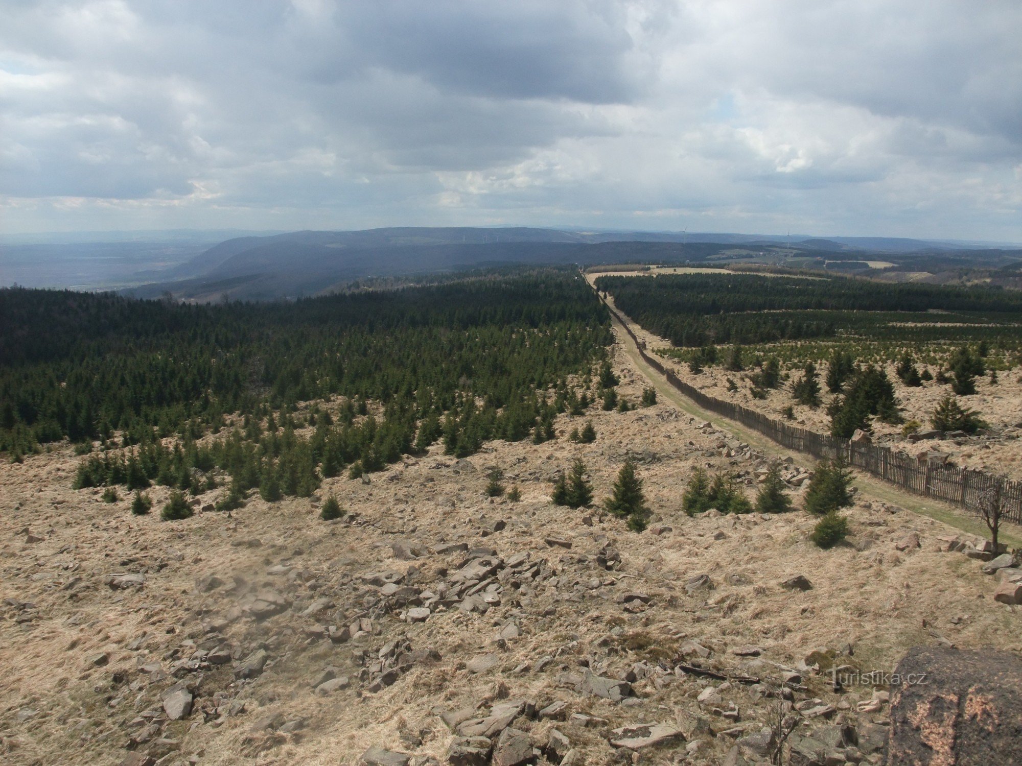 Vue vers l'ouest