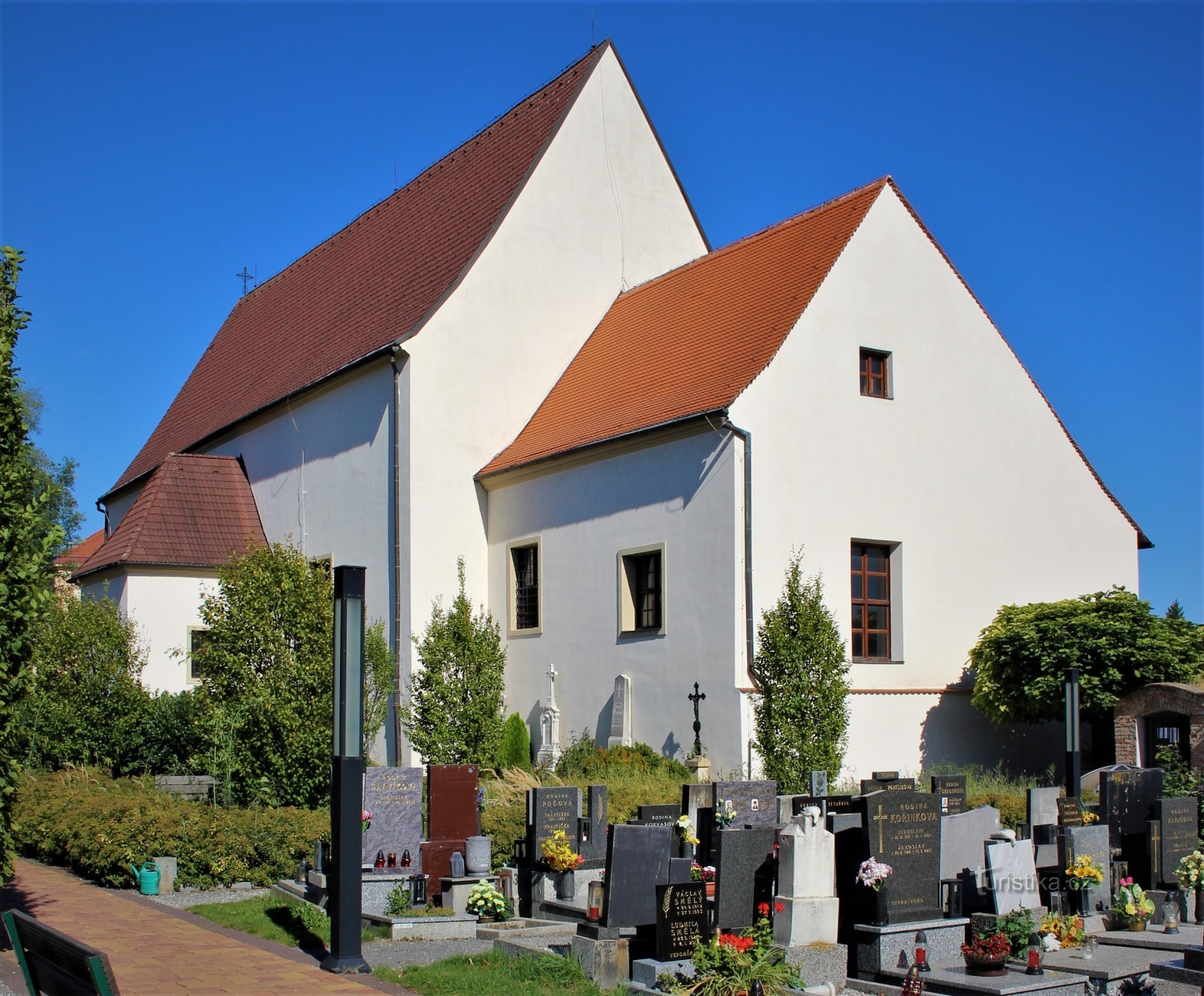 View from the cemetery