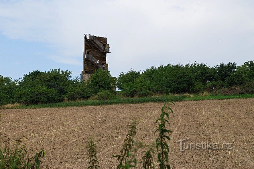 vista desde la carretera de Křovoklát