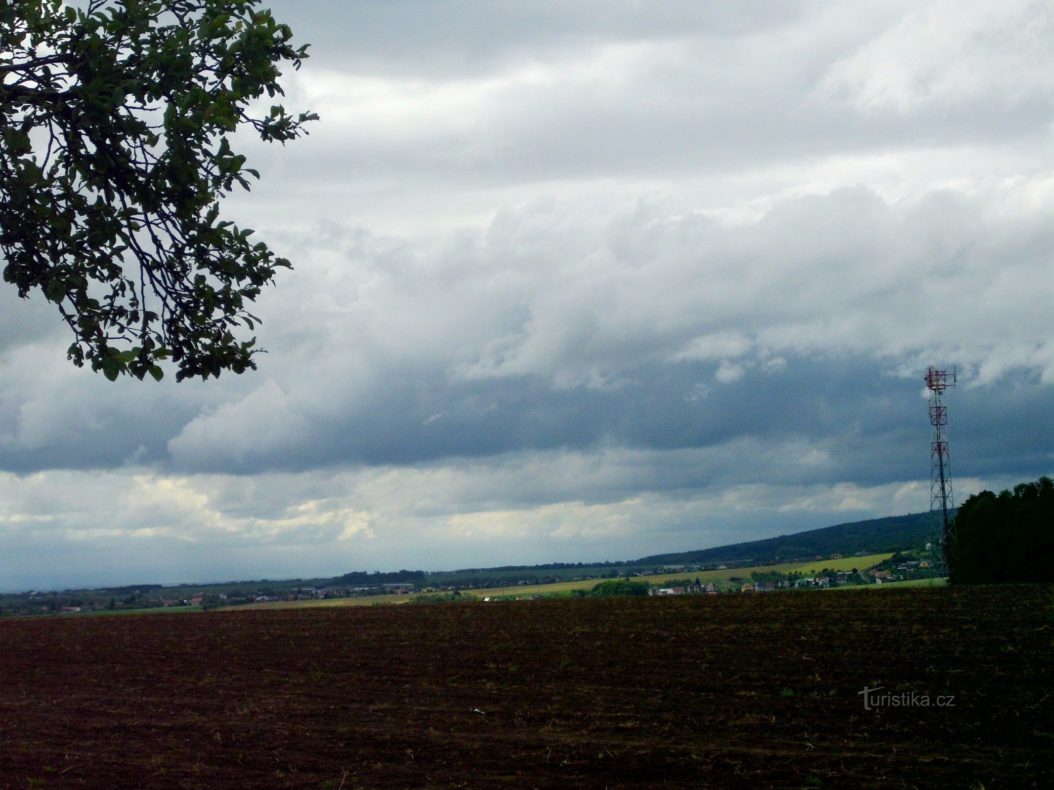 Aussicht von der Straße Štípa - Velíková