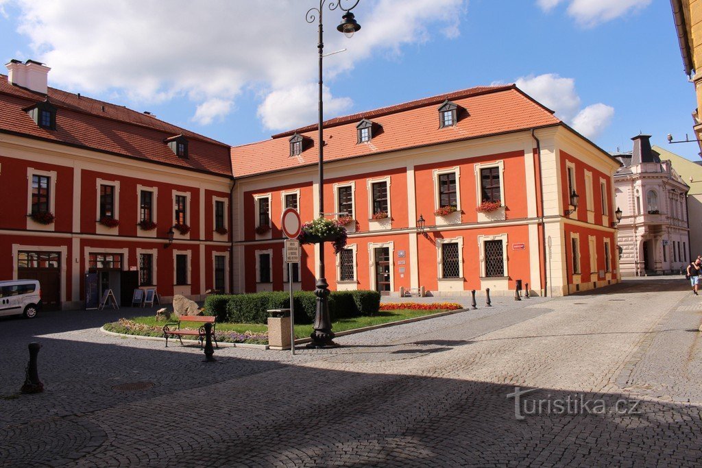 Uitzicht vanaf Šlikova straat