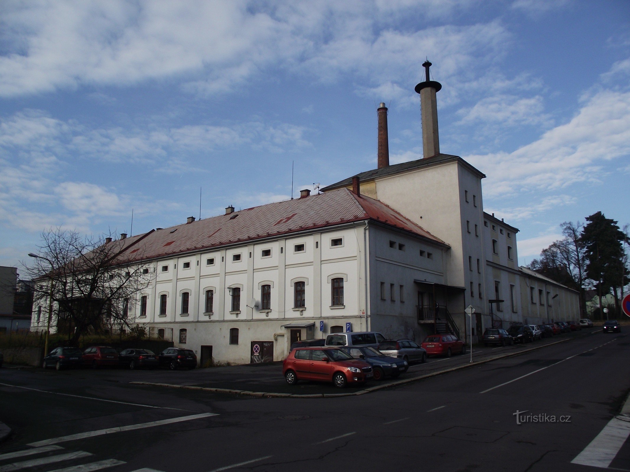 Blick von der Šmeralova ul.