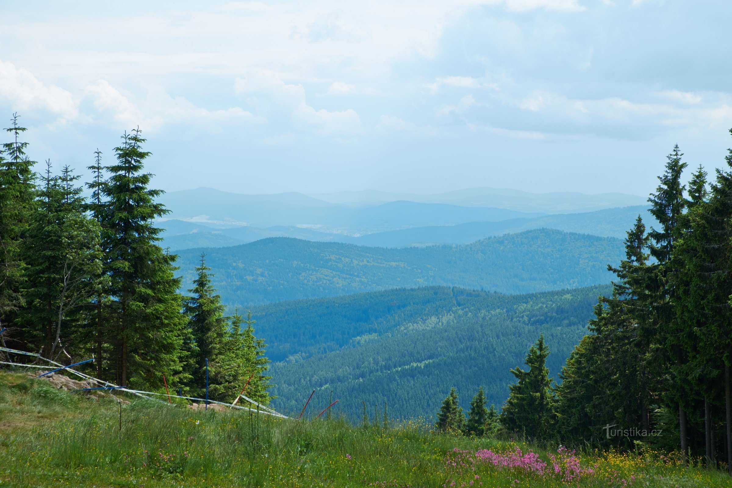 View from Špičák