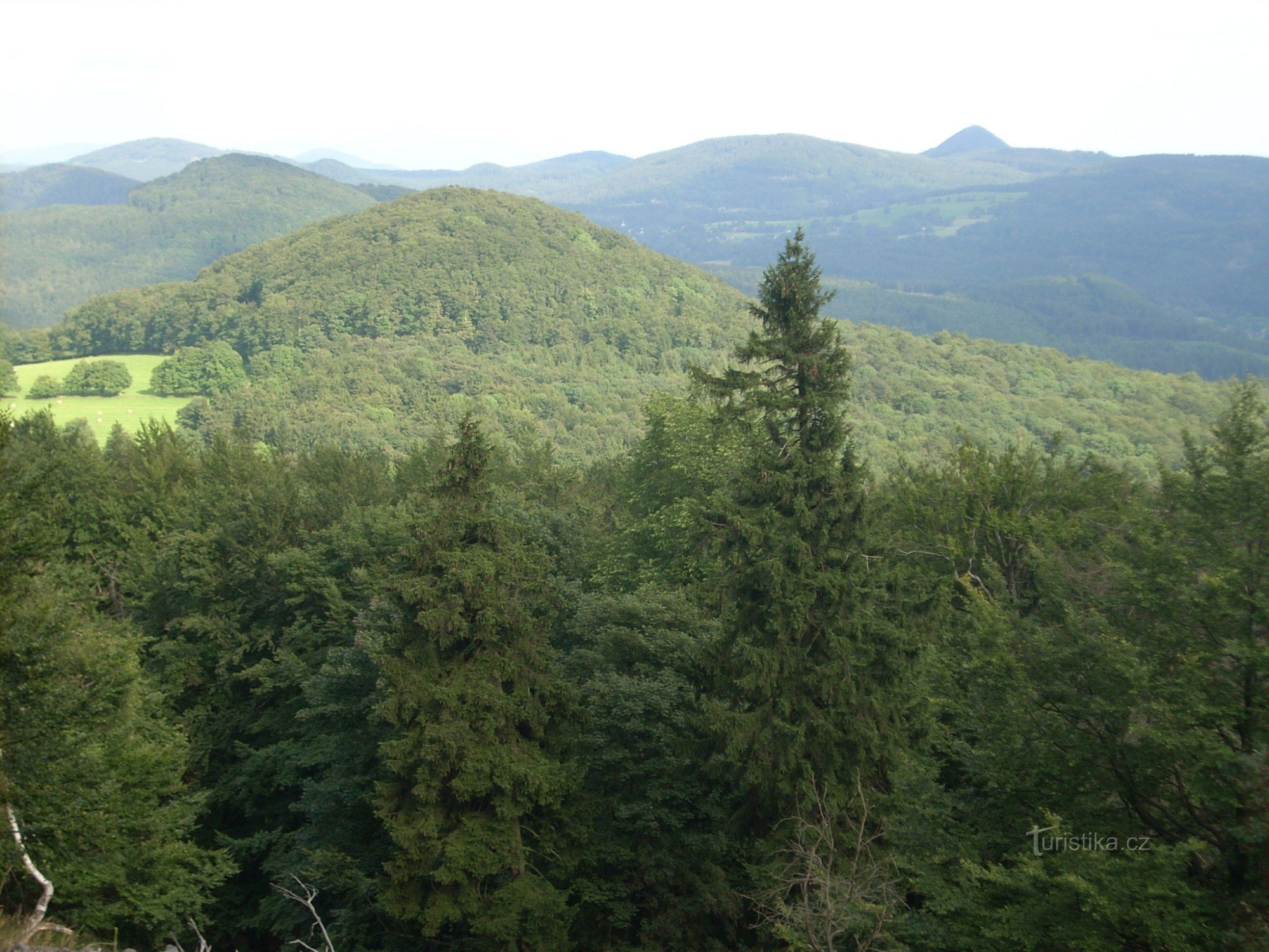 Aussicht von Studene - Klíč