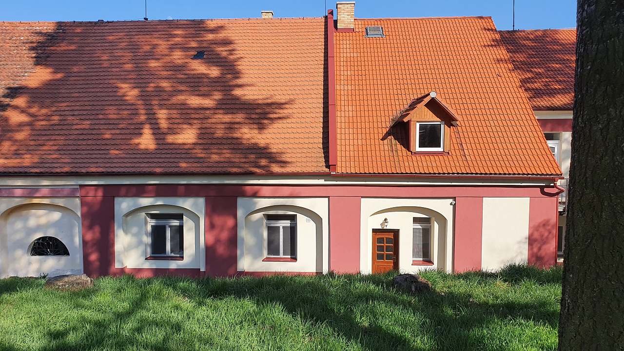 View from the garden of the residential house