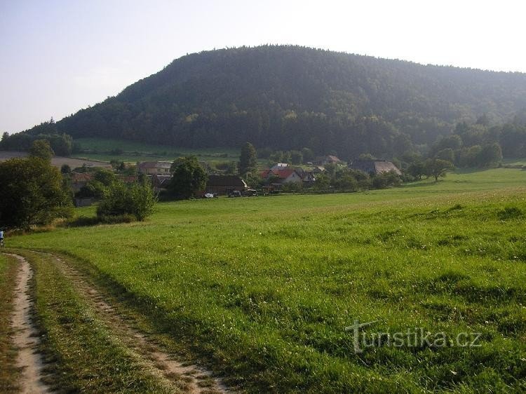 vista desde el oeste