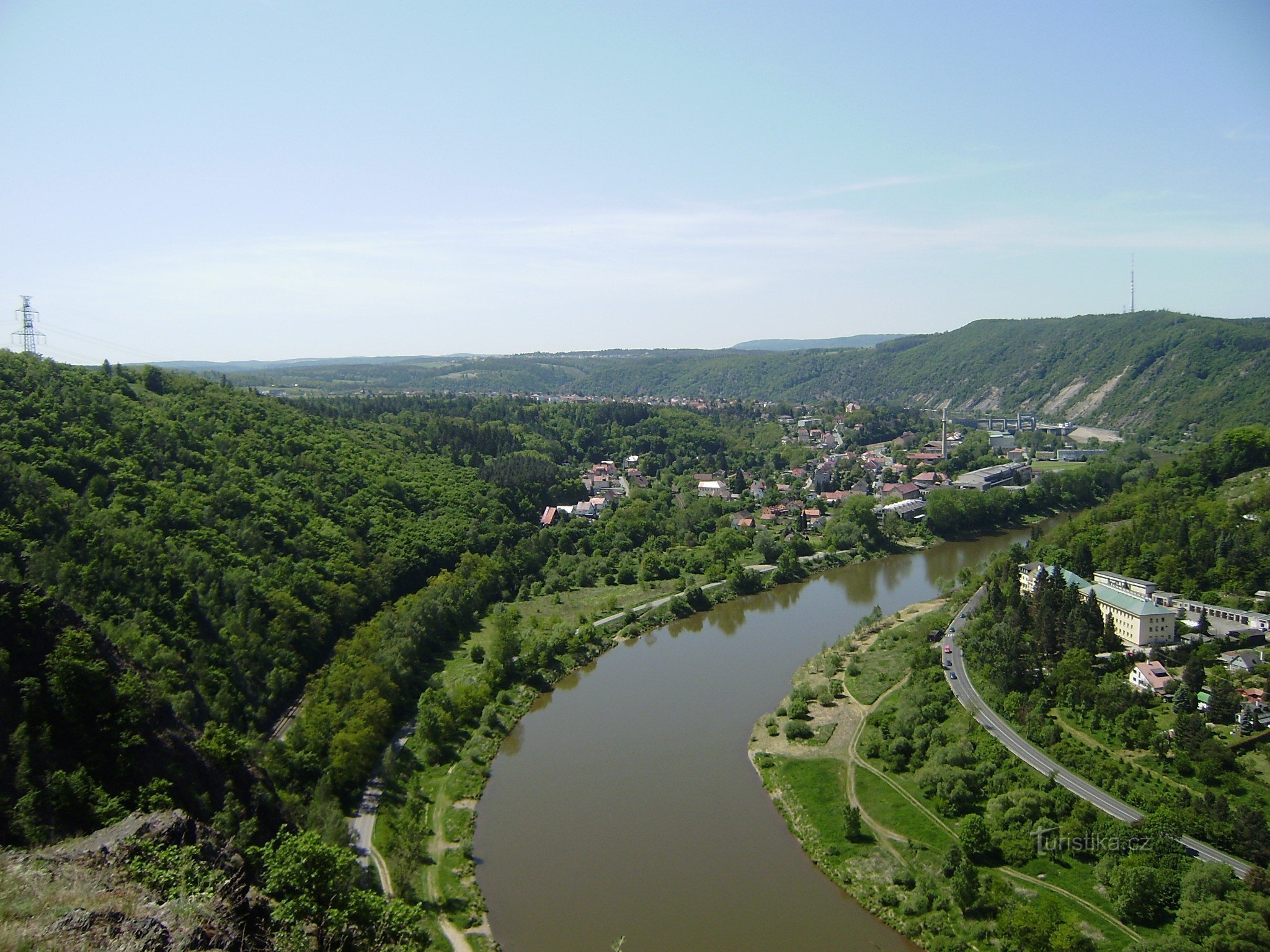 Vue de Zvolská homola vers le SW