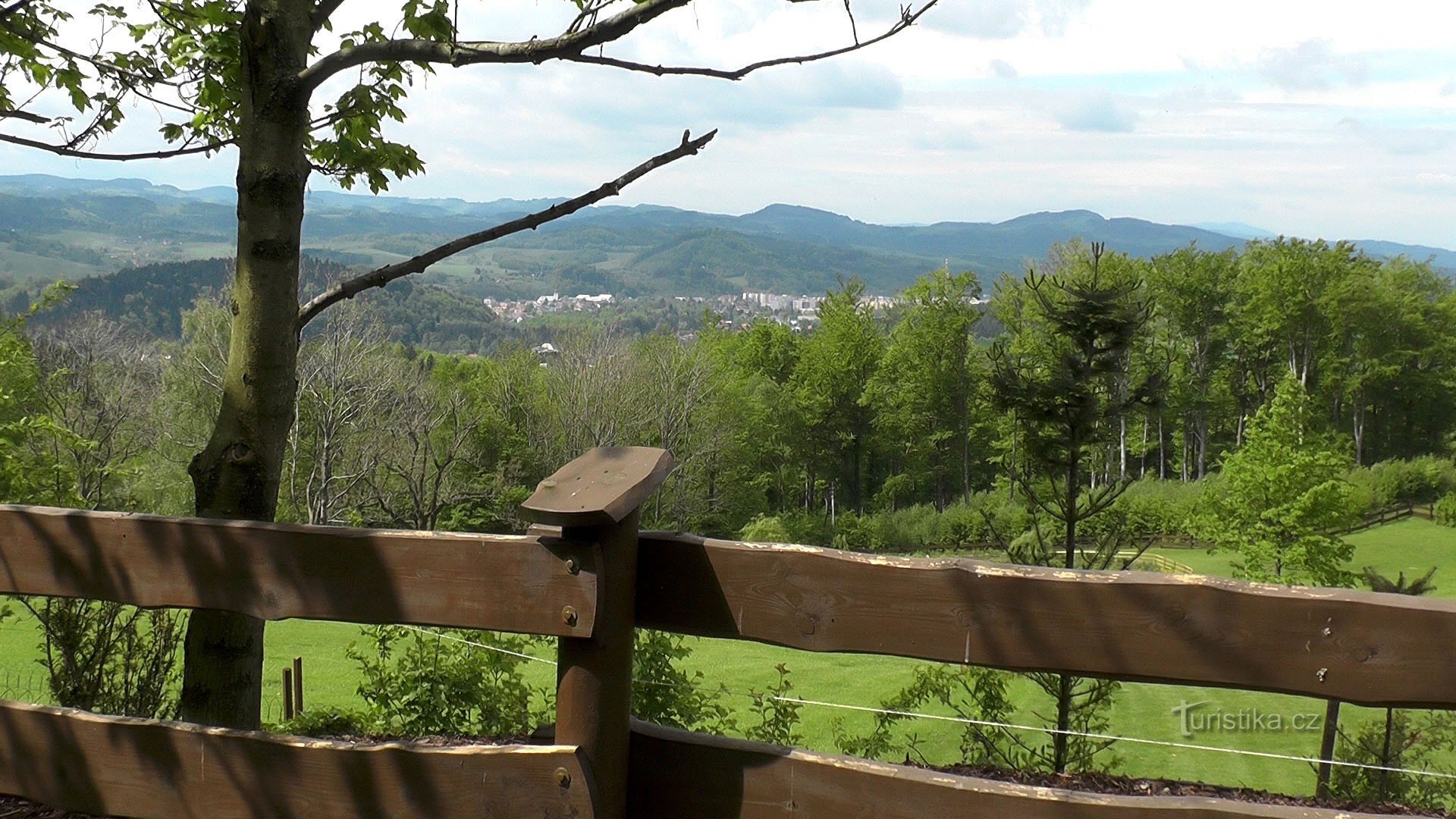 Vistas hacia Rožnov