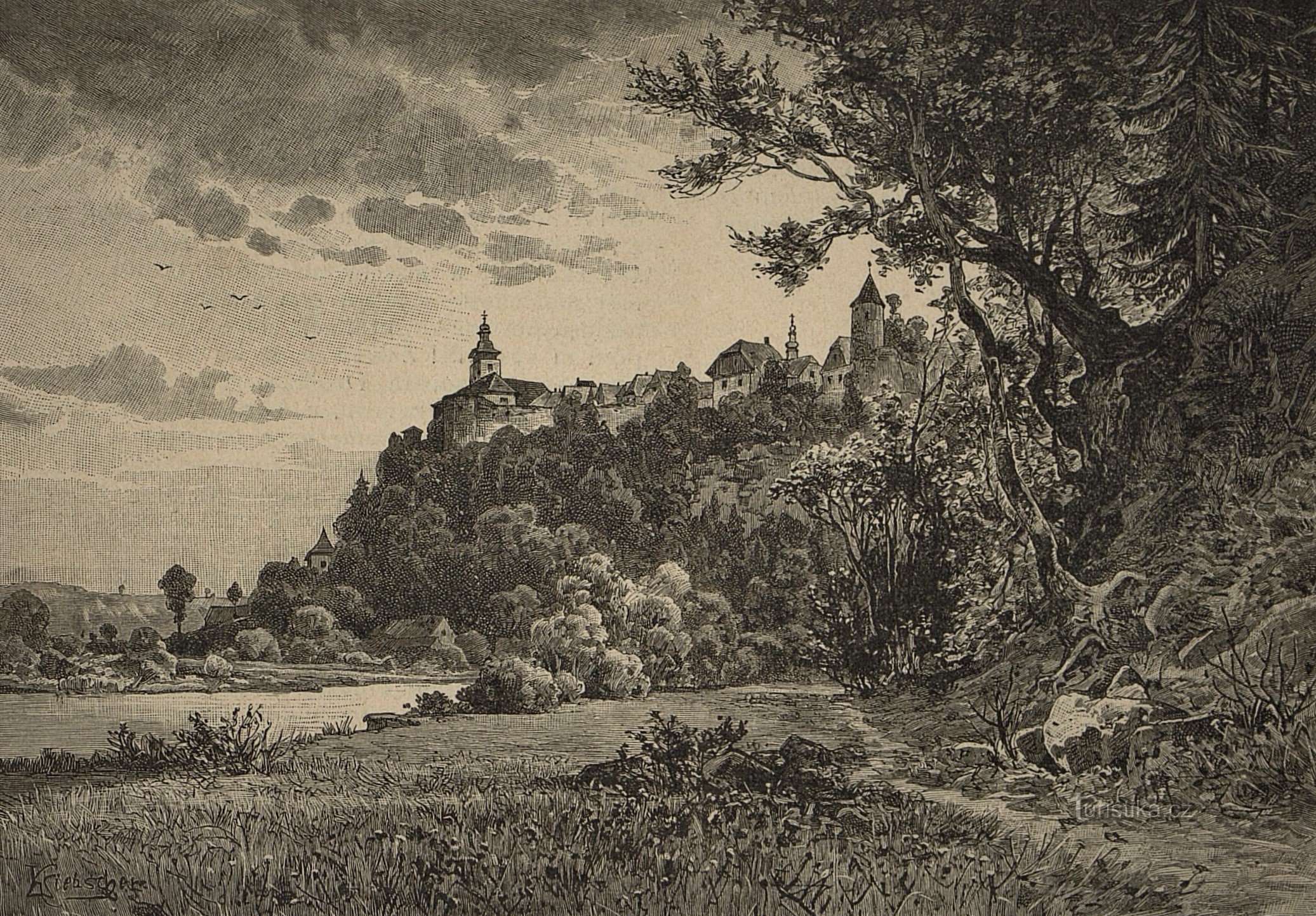 Vistas de Nové Město nad Metují depois de 1880