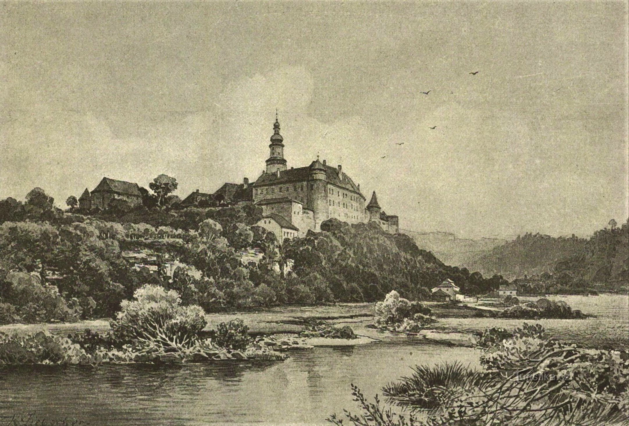 Vues de Nové Město nad Metují après 1880