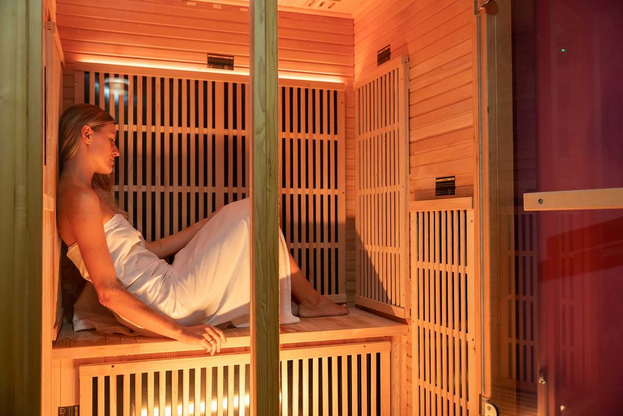 Cómoda sauna de infrarrojos