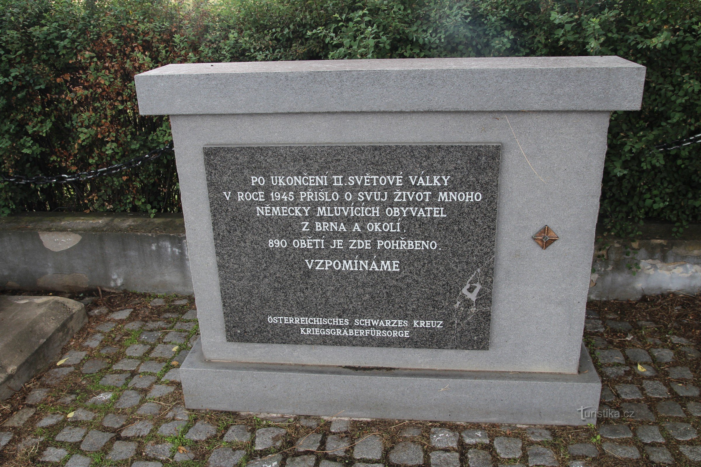 Pohořelice - detail van het monument