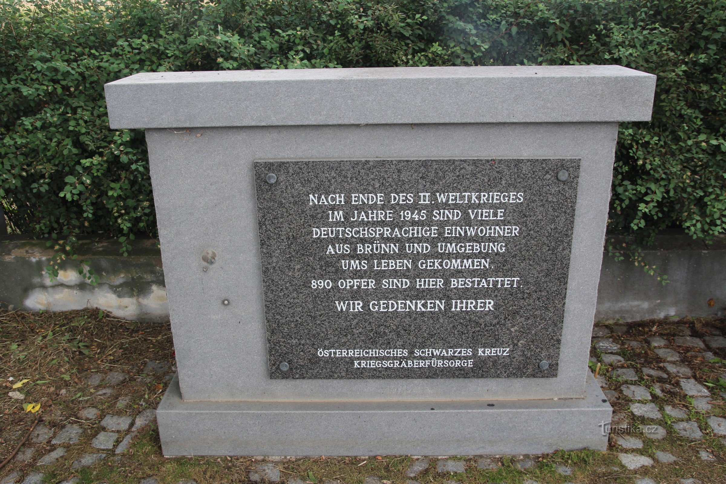 Pohořelice - detail van het monument