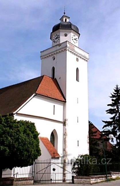 Pohořelice - kerk van St. Jacob de Oudere