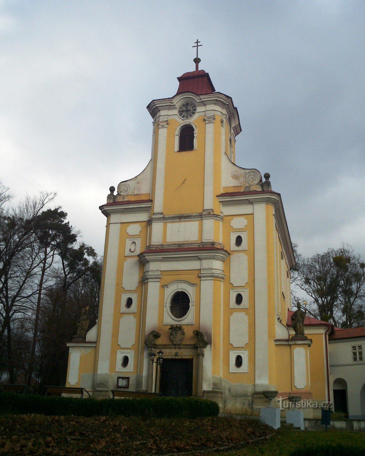 Pohořelice - kyrkan St. Jan Nepomucký