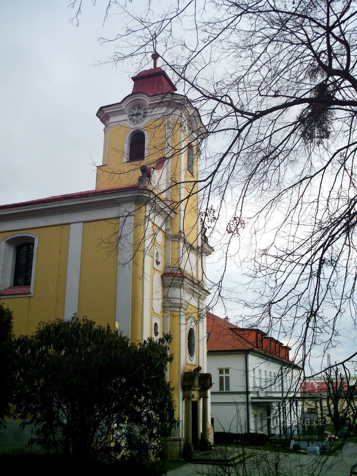 Pohořelice - kyrkan St. Jan Nepomucký