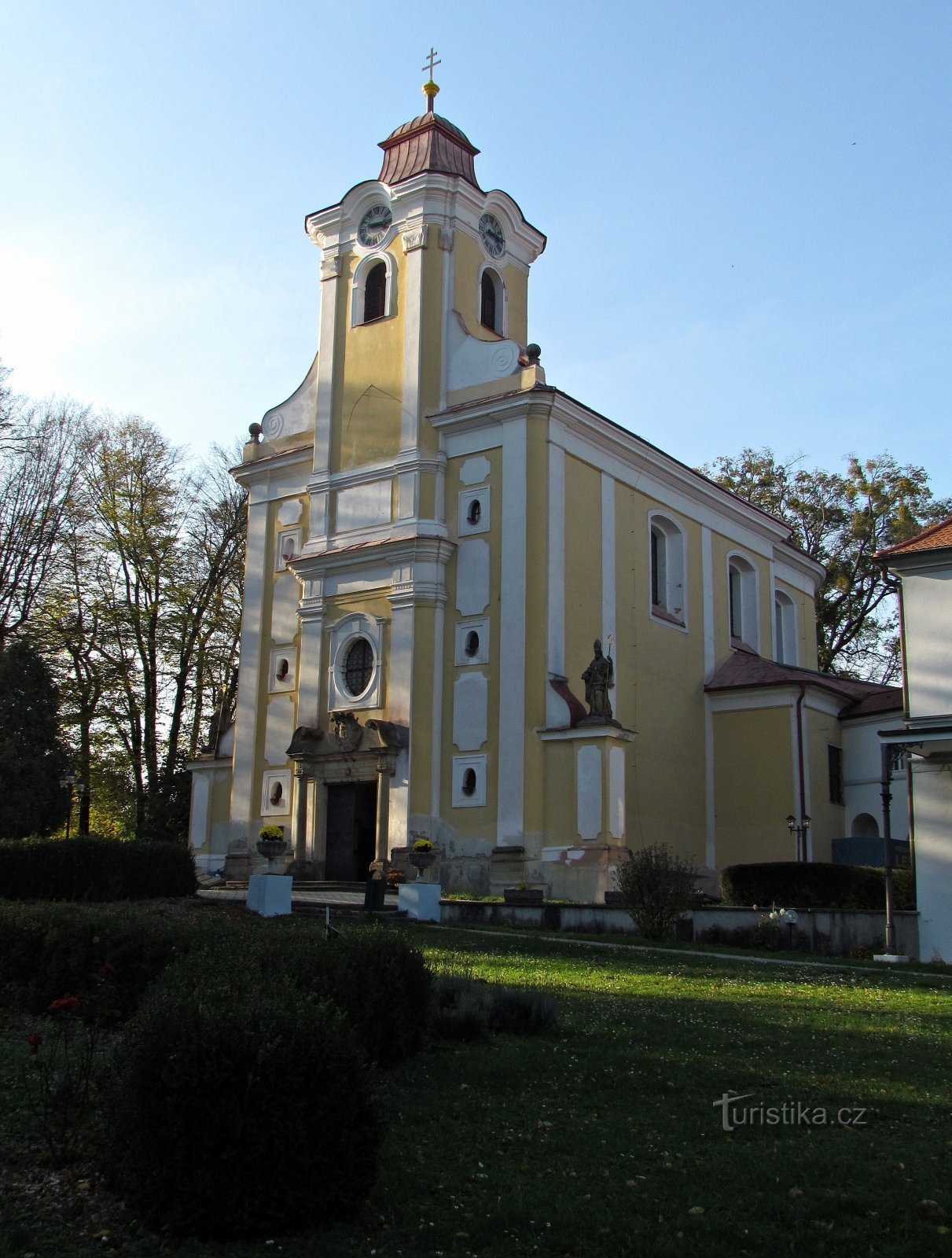 Pohořelice-kyrkan St. Johannes av Nepomuck