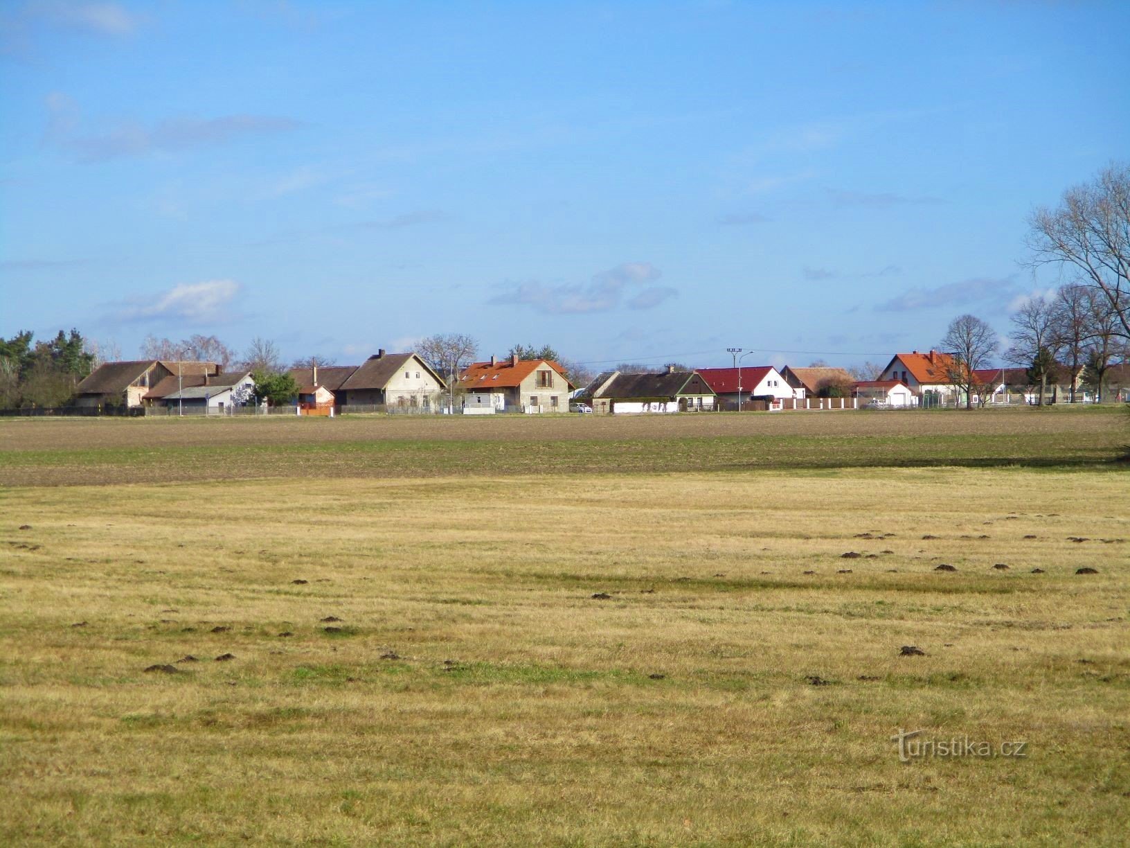 Pohránov vanaf de weg van Doubravice (20.2.2020 februari XNUMX)